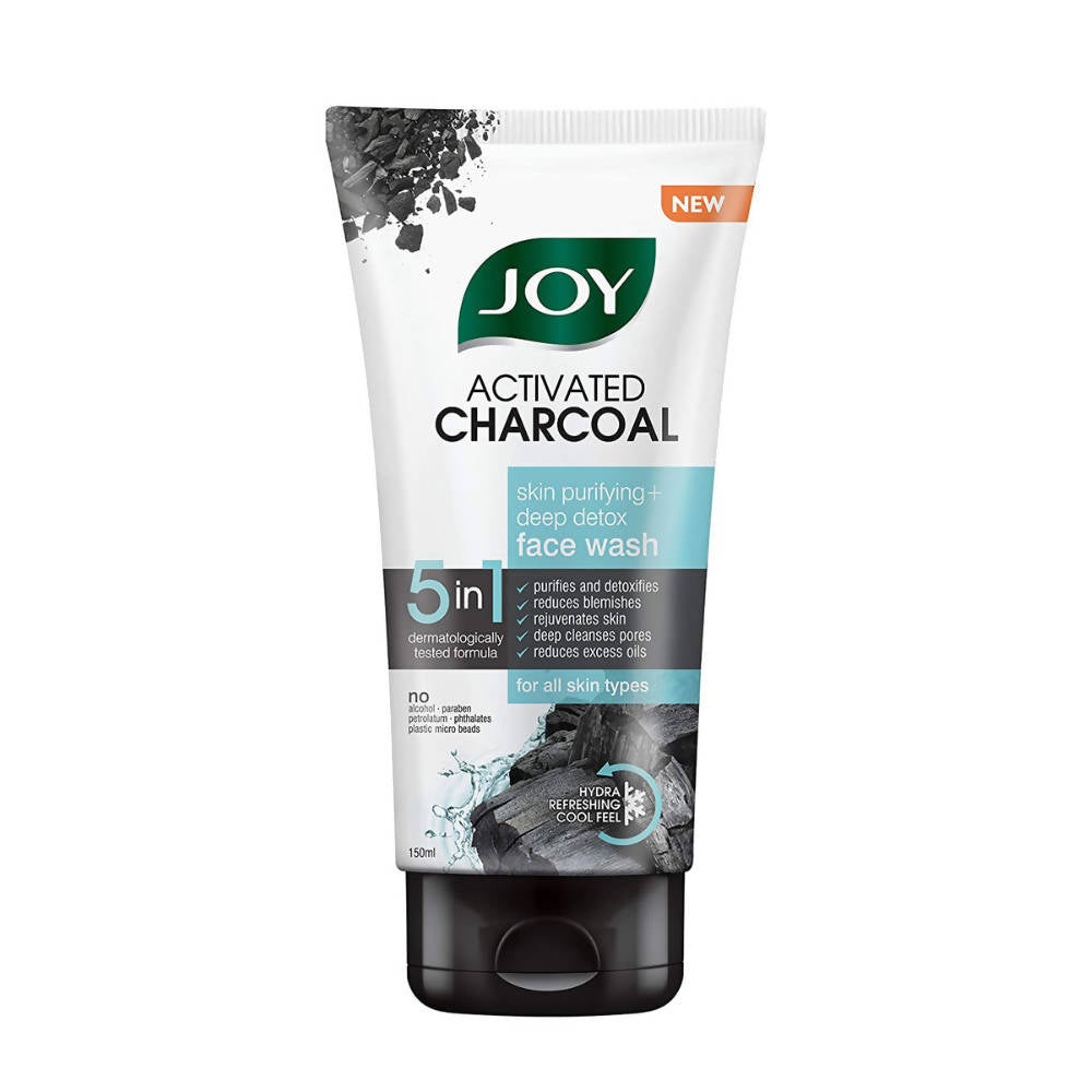 Joy Activated Charcoal Face Wash - Distacart