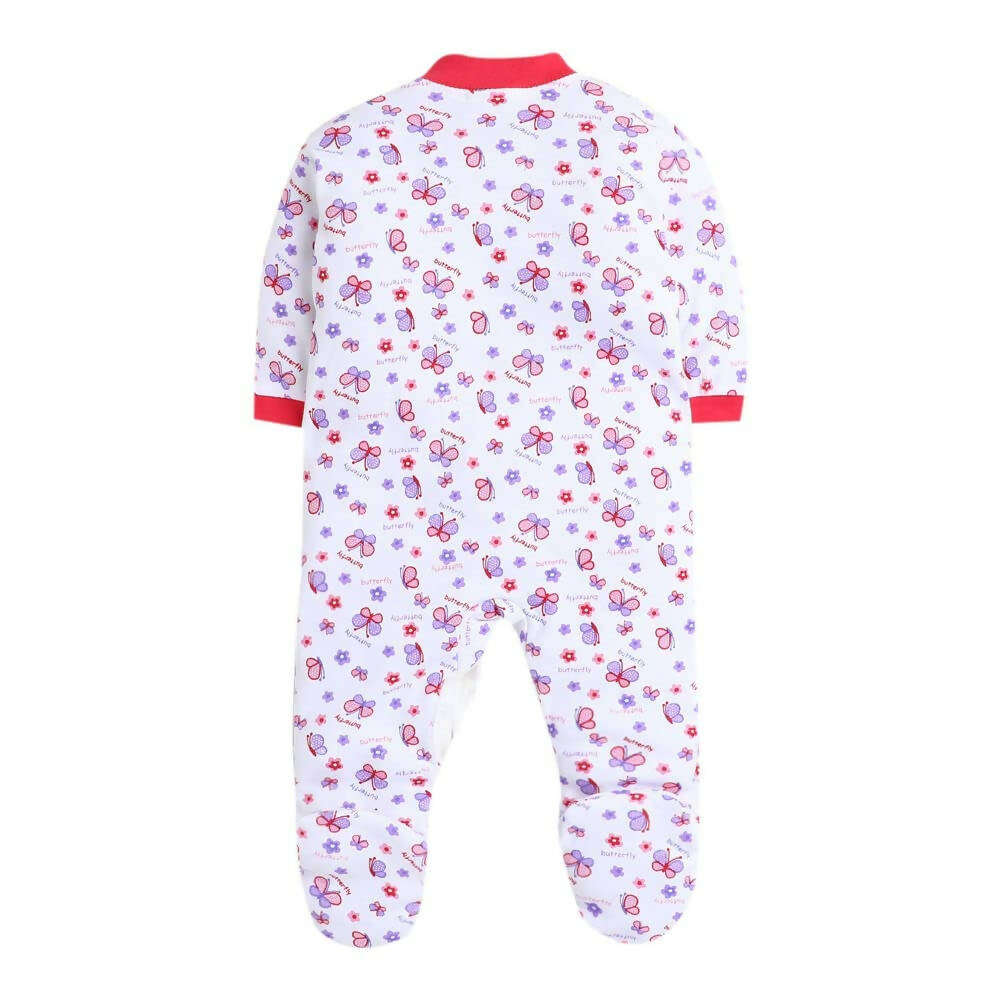 Daddy - G Rompers/Sleepsuits/Jumpsuit /Night Suits for New Born Babies - Purple - Distacart