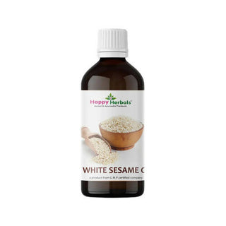 Happy Herbals White Sesame Oil - Distacart