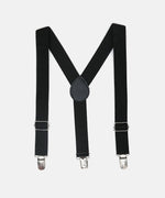 Thumbnail for Manet Boys Solid Suspenders - Black - Distacart