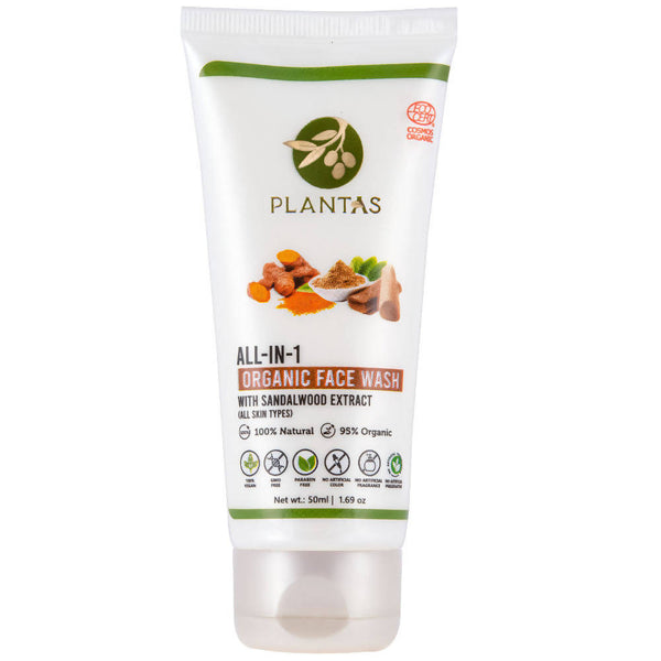 Plantas All In 1 Organic Face Wash - Distacart