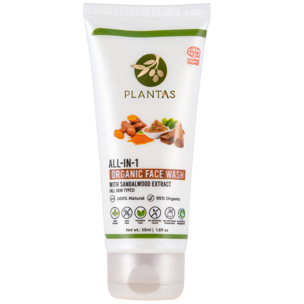 Plantas All In 1 Organic Face Wash - Distacart