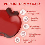Thumbnail for PLIX The Plant Fix Apple Cider Vinegar Gummies for Skin & Hair - Distacart