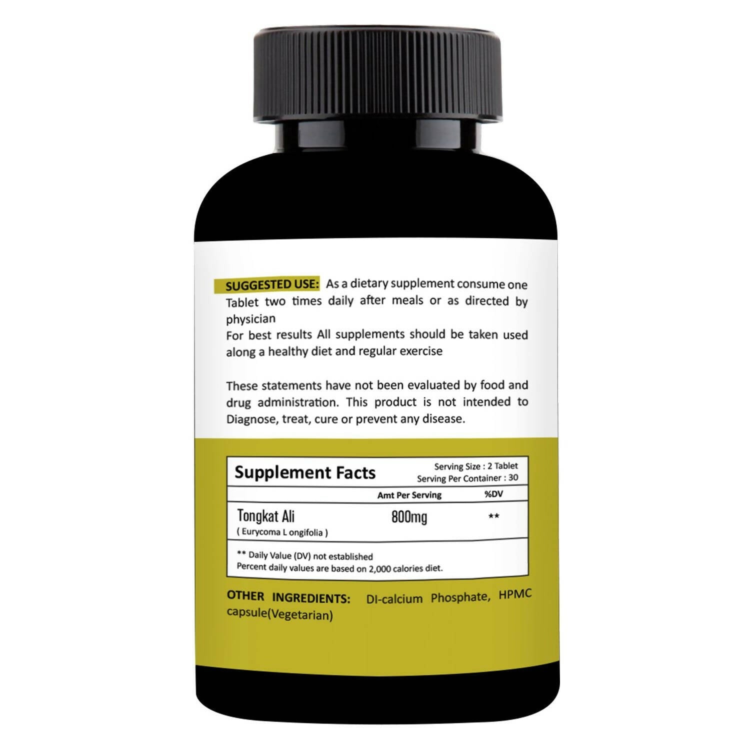 Nutracology Tongkat Ali Testosterone Booster For Stamina Energy and Endurance Tablets - Distacart