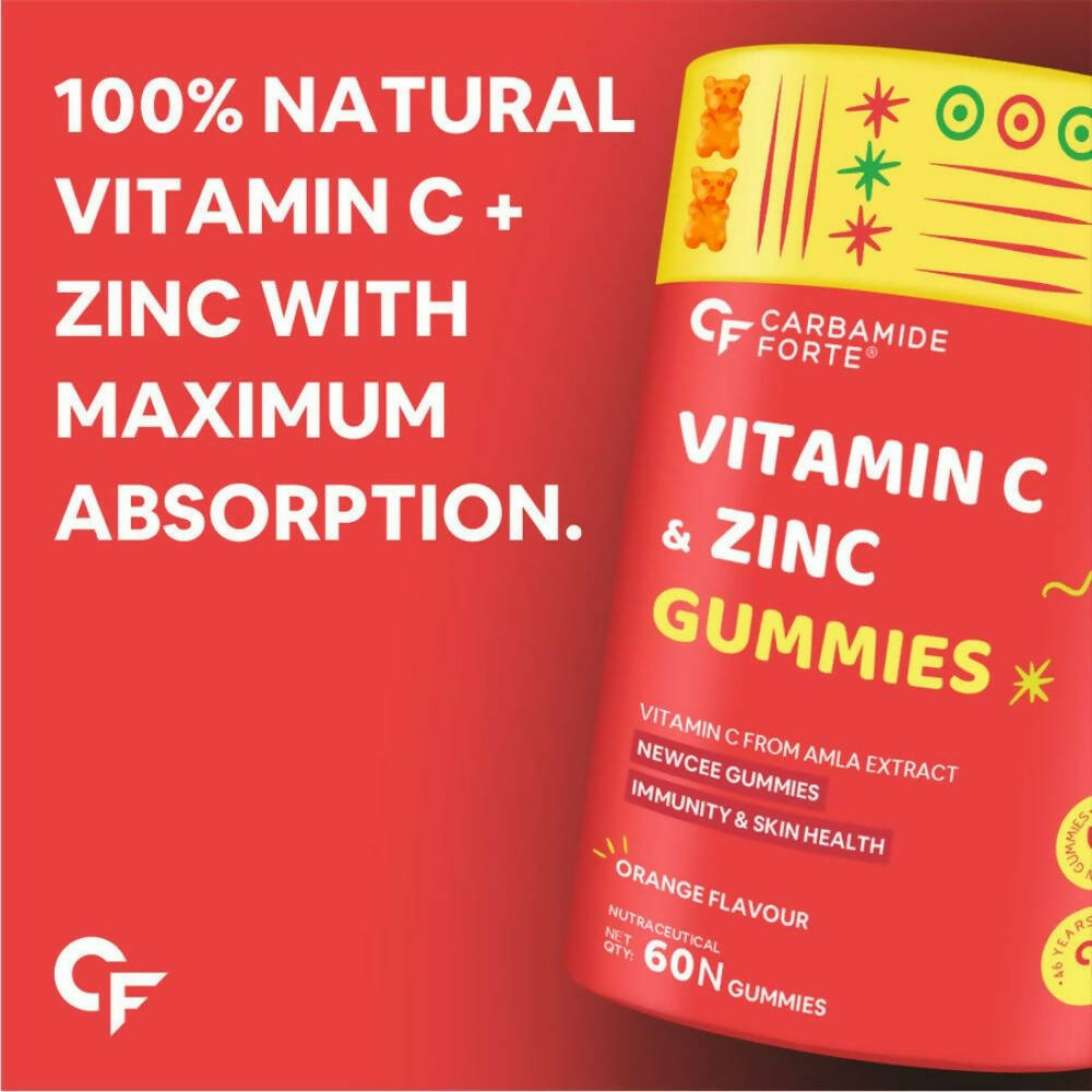 Carbamide Forte Vitamin C Gummies With Zinc - Distacart