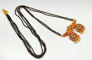 Matt Finish Peacock Mangalsutra - Distacart