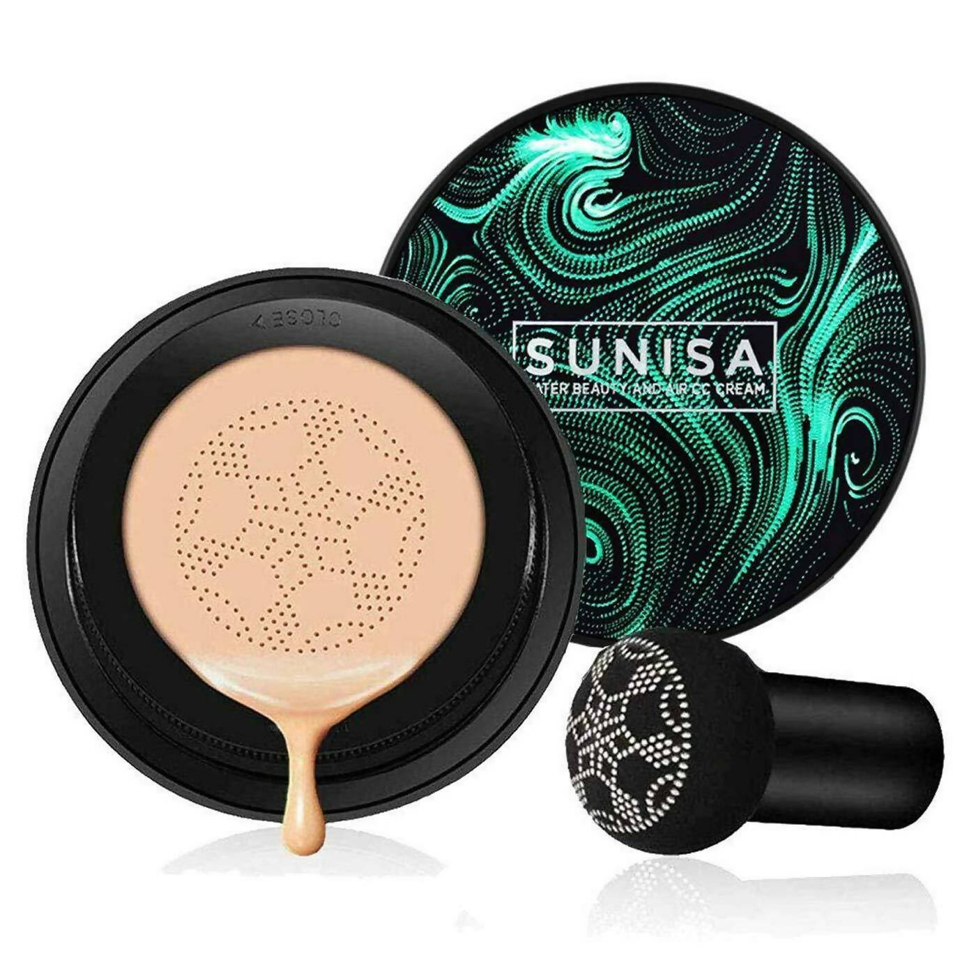 Favon Sunisa Air Cushion CC Foundation with Puff - Distacart