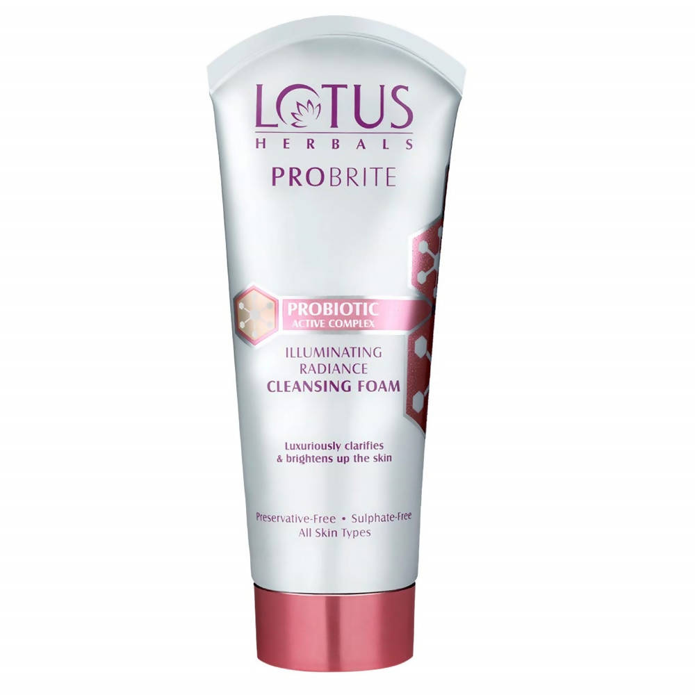 Lotus Herbals Probrite Illuminating Radiance Cleansing Foam - Distacart