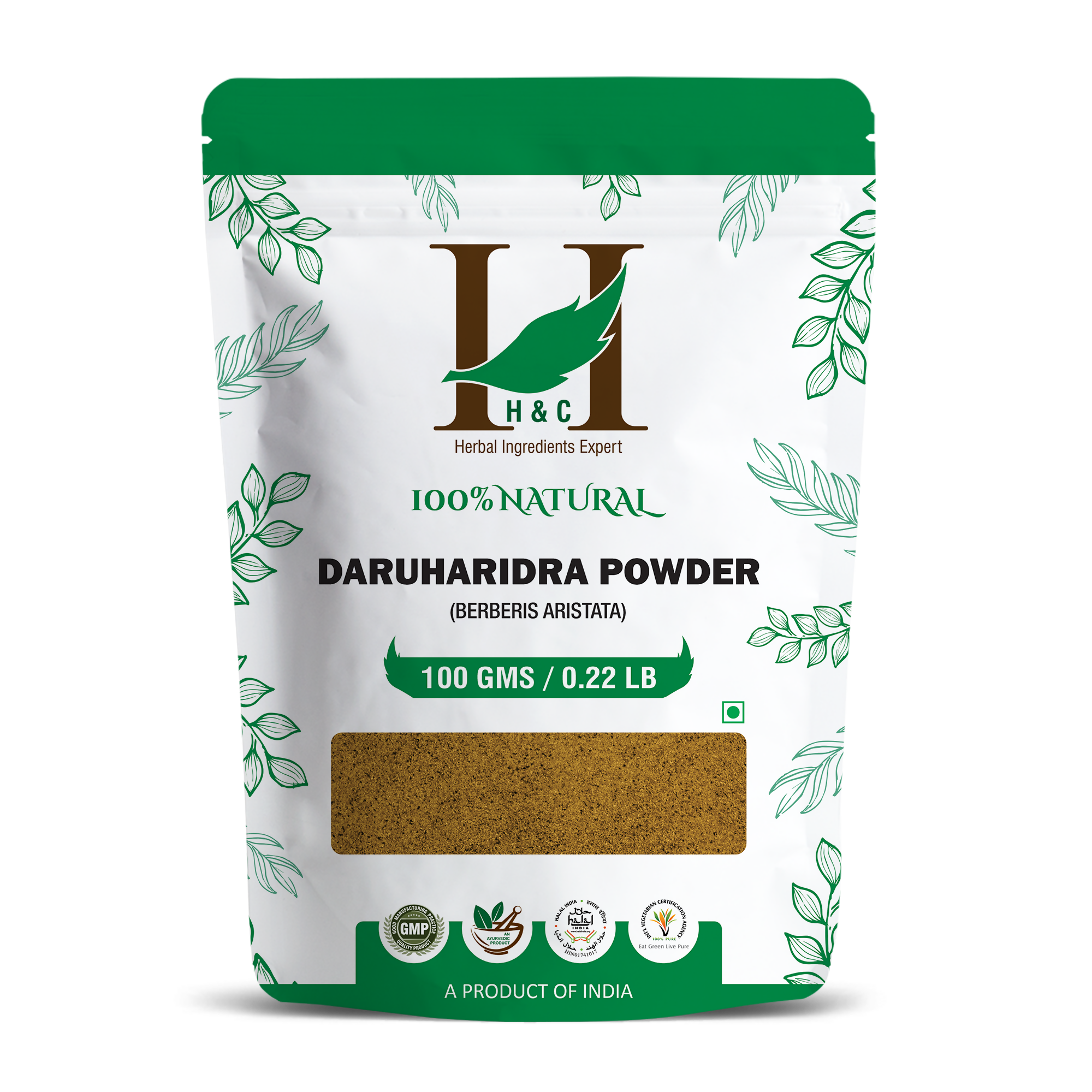 H&C Herbal Daruharidra Powder - Distacart