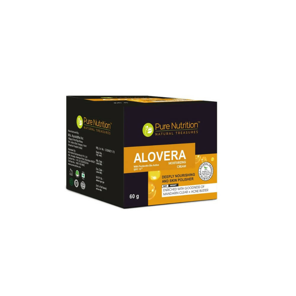 Pure Nutrition Aloevera Moisturizing Cream - Distacart