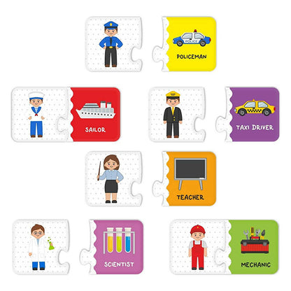 Webby Our Profession 2 Pieces Learning Pack Jigsaw Puzzle for Kids - Distacart