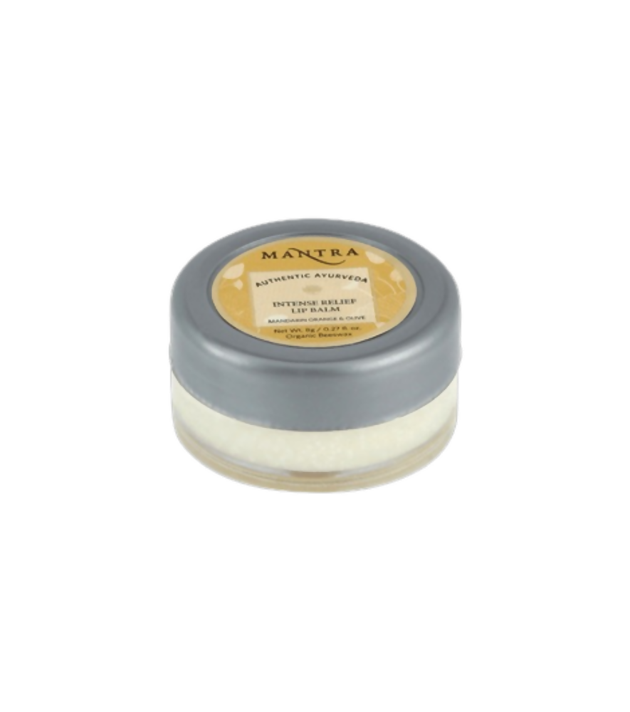 Mantra Herbal Intense Relief Lip Balm Mandarin Orange & Olive - Distacart