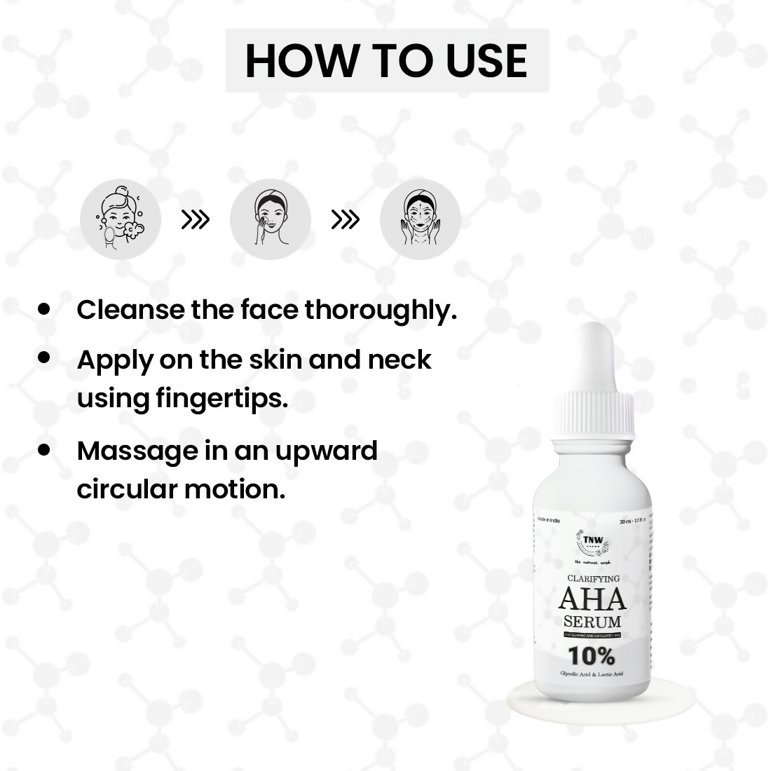 The Natural Wash 10% Clarifying AHA Serum - Distacart