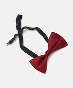 Thumbnail for Manet Boys Solid Single Layer Bow - Maroon - Distacart
