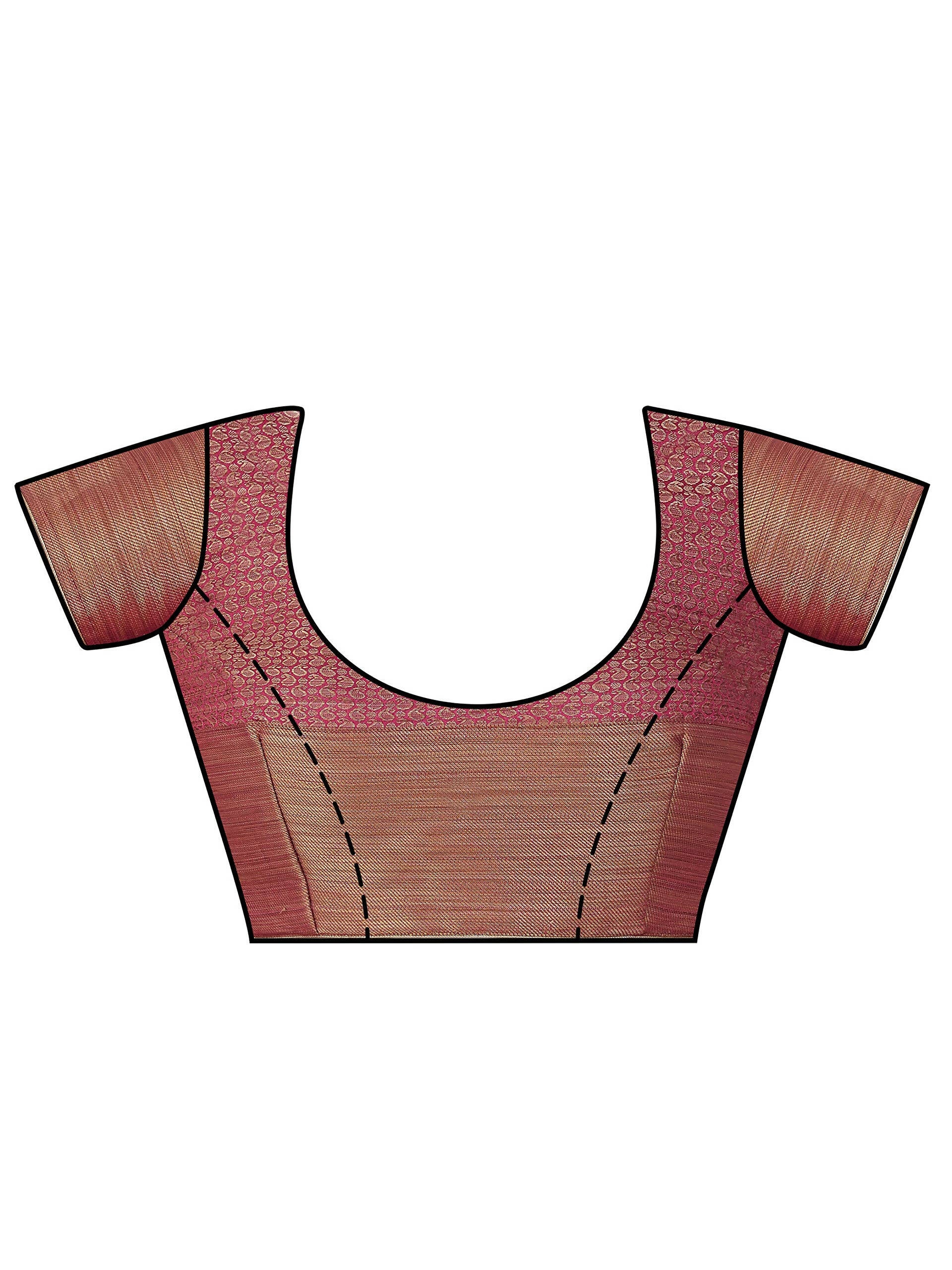 Mimosa Women's Pink Patola Art Silk Saree - Distacart