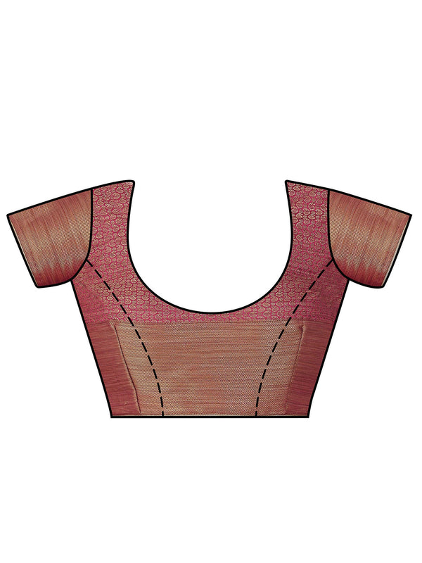 Mimosa Women's Pink Patola Art Silk Saree - Distacart