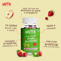Thumbnail for Happa Multivitamin Fruit Gummies For Kids - Distacart