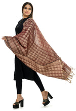 Thumbnail for Mominos Fashion Moeza Handloom Cotton Maroon Dupatta