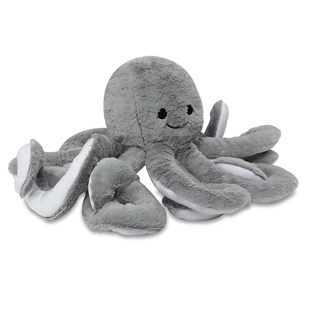 Webby Giant Realistic Stuffed Octopus Animals Soft Plush Toy-Grey - Distacart