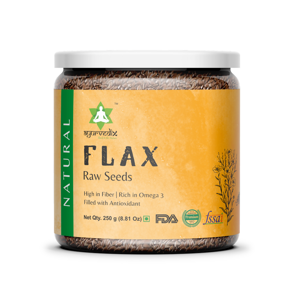 Ayurvedix High-Quality Flax Seeds - Distacart