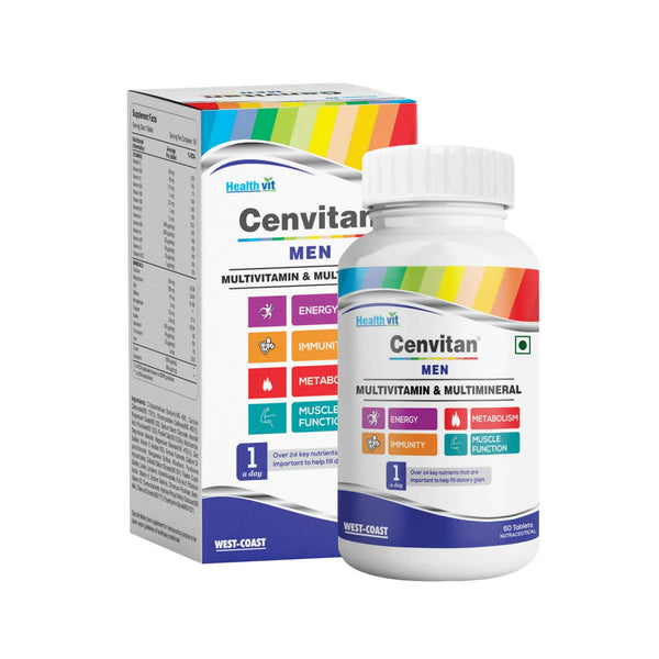 Healthvit Cenvitan Multivitamin Tablets for Men - Distacart