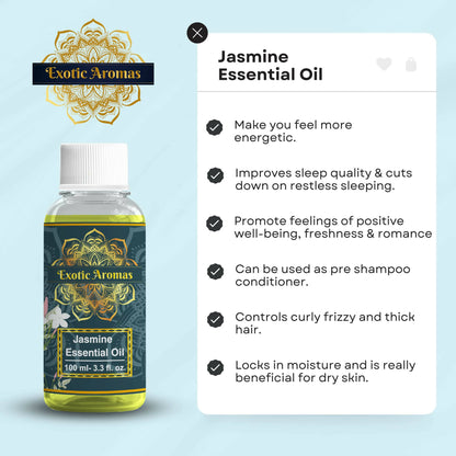 Exotic Aromas Jasmine Essential Oil - Distacart