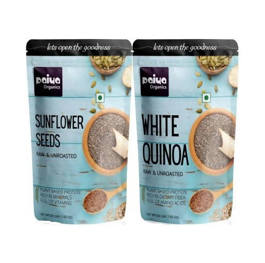 Paiya Organics Sunflower Seed + White Quinoa Combo - Distacart