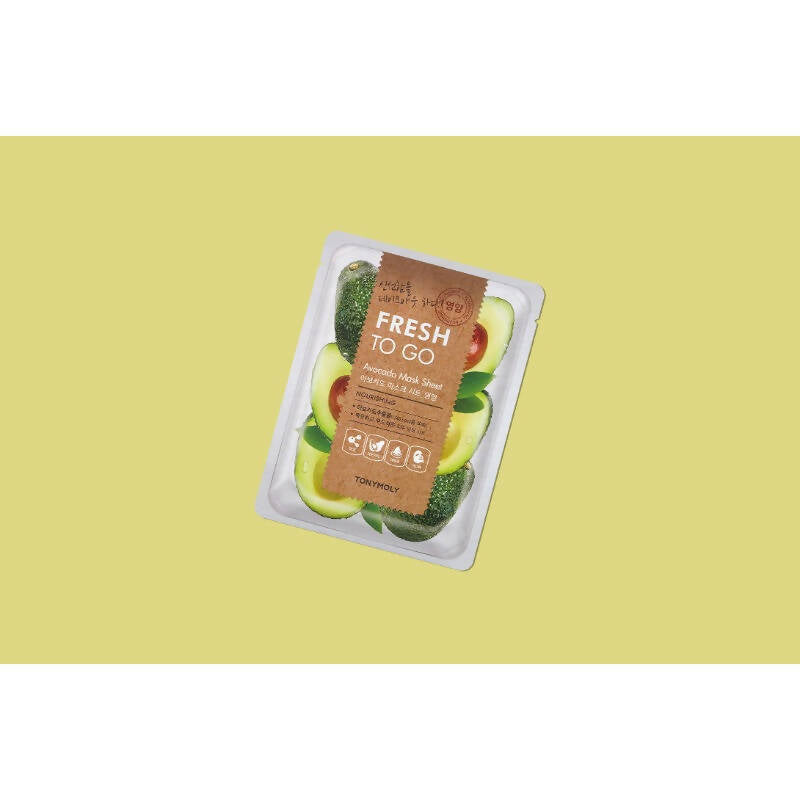 Tonymoly Fresh To Go Avocado Mask Sheet Nourishing - Distacart