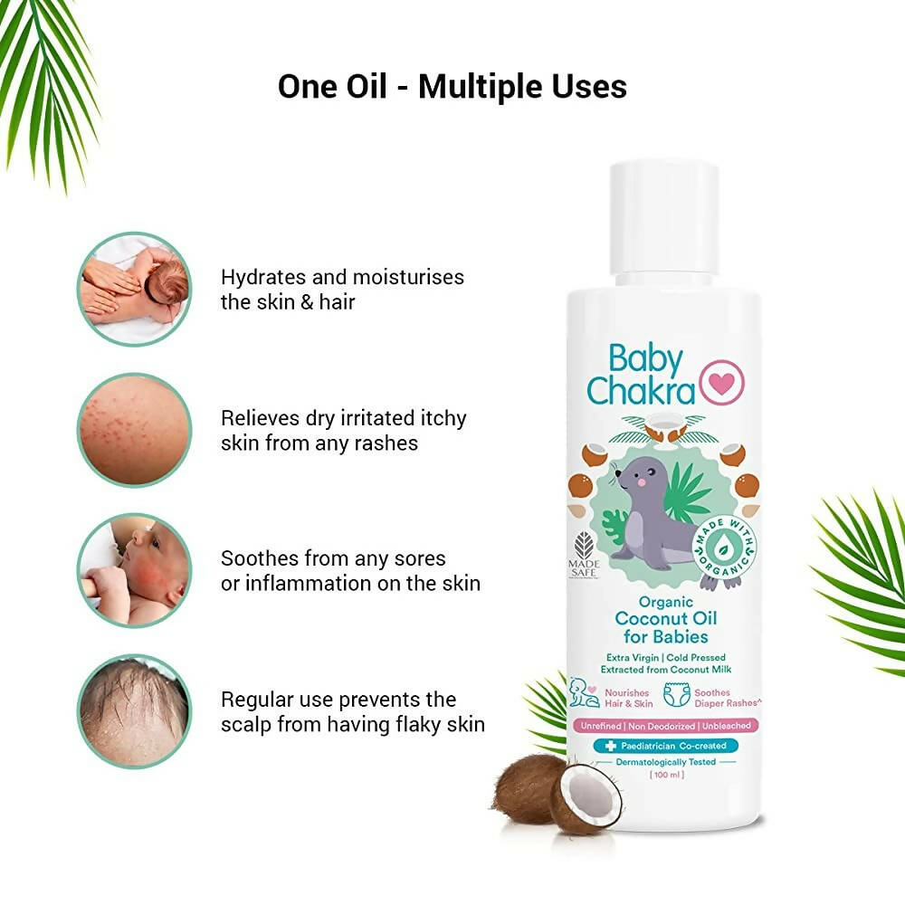BabyChakra Organic Coconut Oil - Distacart