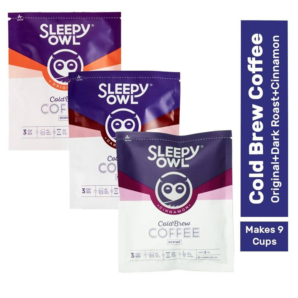 Sleepy Owl Cold Brew Coffee Combo