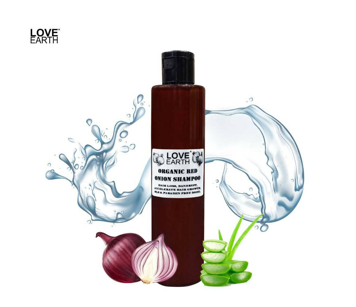 Love Earth Organic Red Onion Shampoo - Distacart