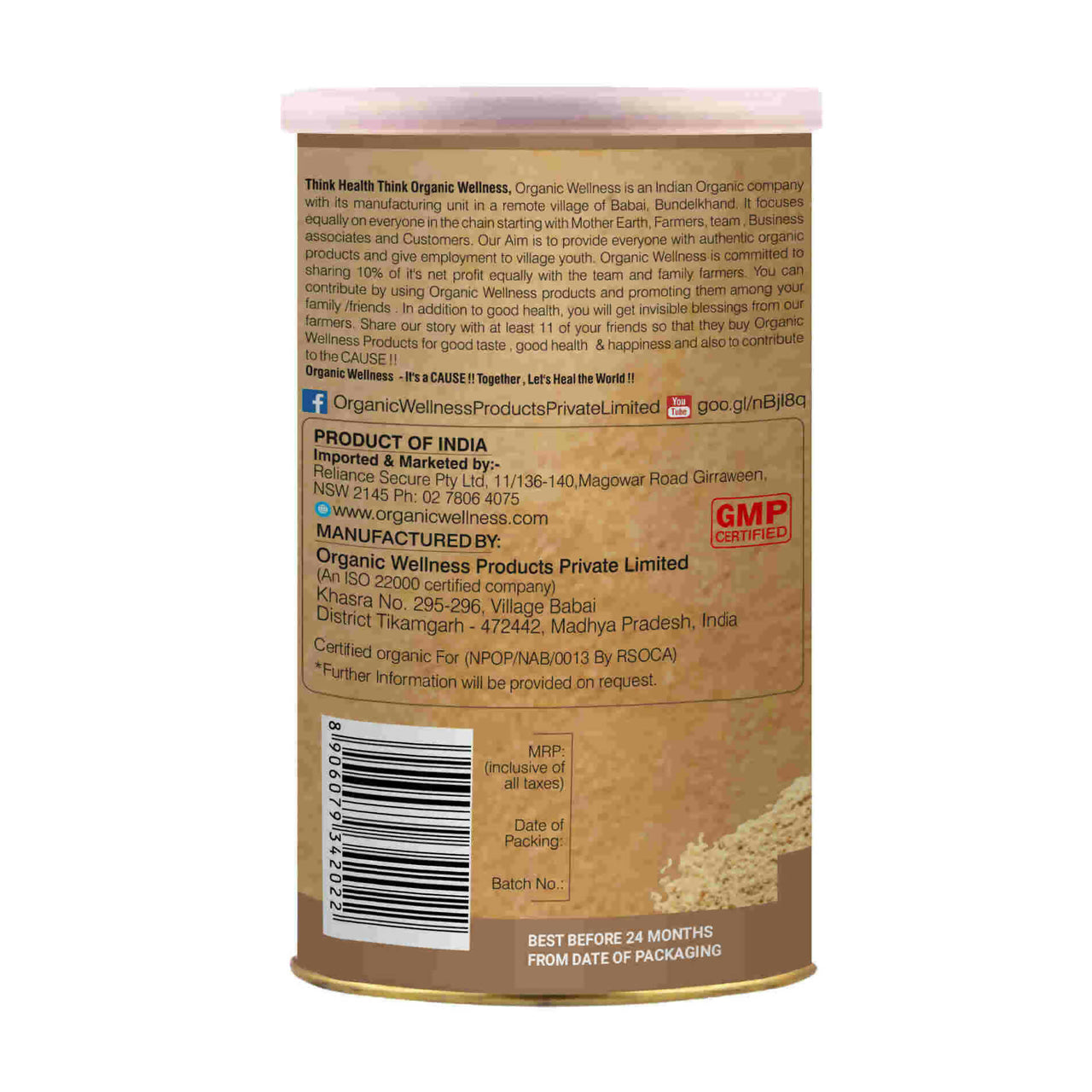 Organic Wellness Amla C+ Powder - Distacart