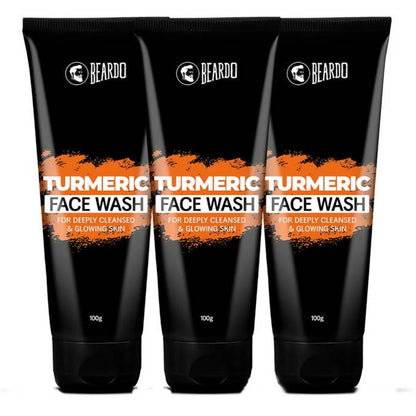 Beardo Turmeric Face Wash For Deeply Cleansed & Glowing Skin - Distacart
