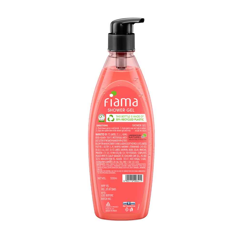 Fiama Happy Naturals Shower Gel With Blossom And Ylang - Distacart