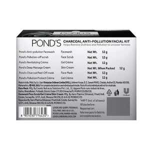 Ponds Charcoal Anti-pollution Home Facial Kit 72 gm