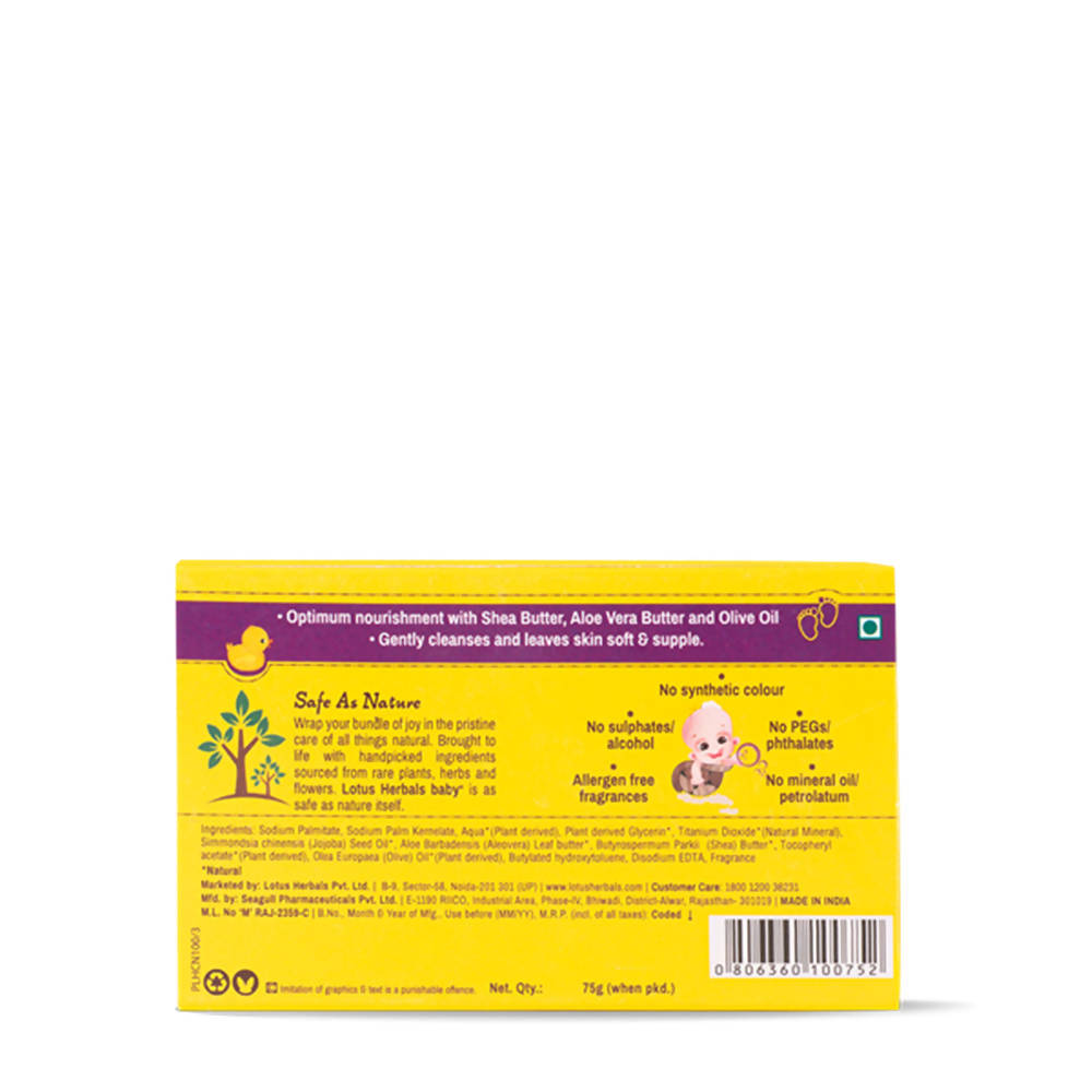 Lotus Herbals Baby + Little Bubbles Gentle Soap - Distacart
