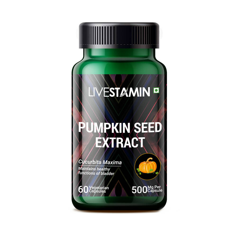 Livestamin Pumpkin Seed Extract Capsules - Distacart