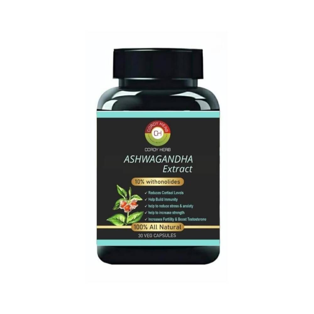 Cordy Herb Ashwagandha Extract Capsules - Distacart