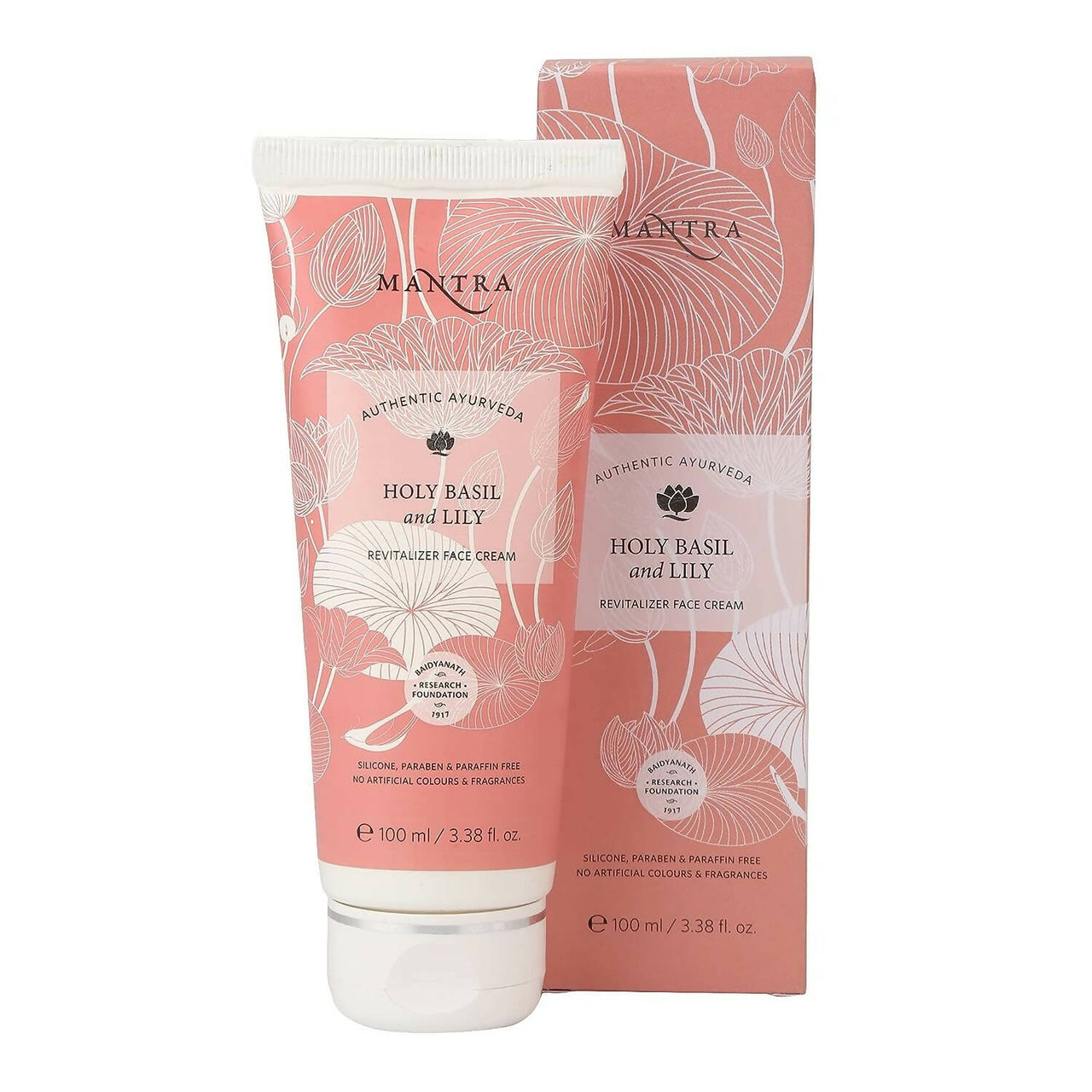 Mantra Herbal Holy Basil and Lily Revitalizer Face Cream - Distacart