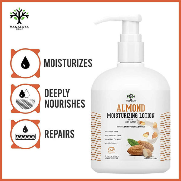 Vanalaya Almond Moisturizing Lotion - Distacart