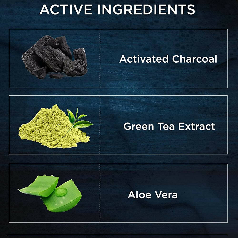 Beardhood Green Tea & Charcoal Face Wash - Distacart