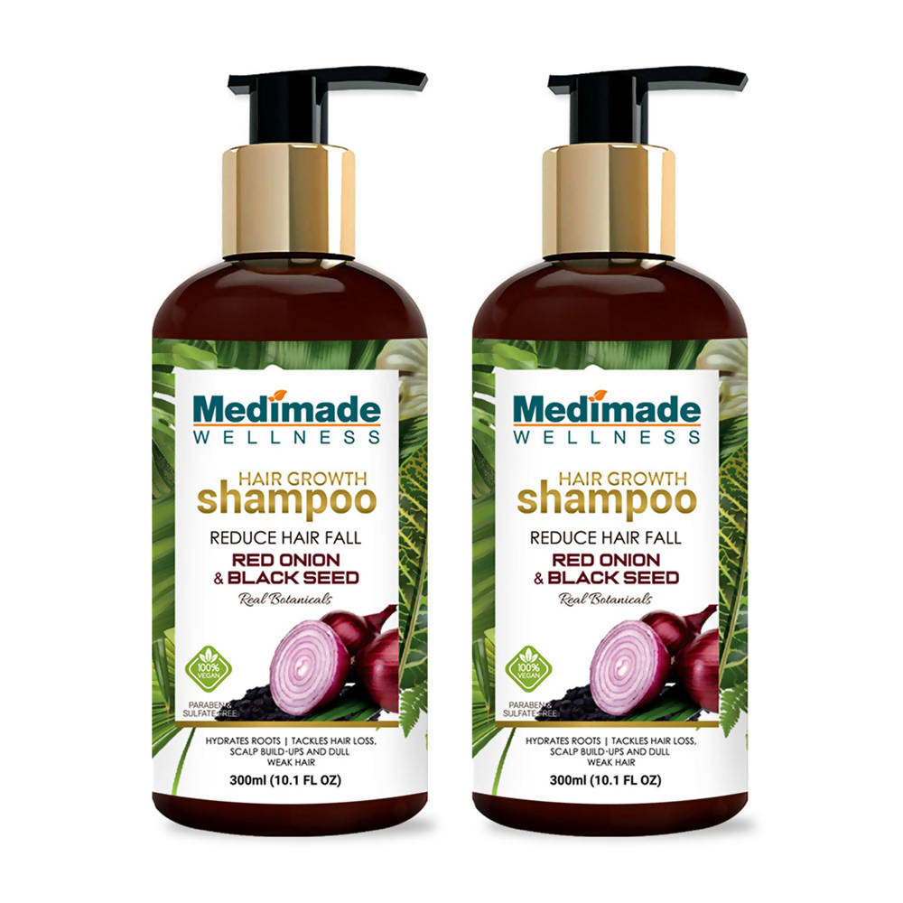 Medimade Wellness Red Onion and Black Seed Hair Growth Shampoo - Distacart