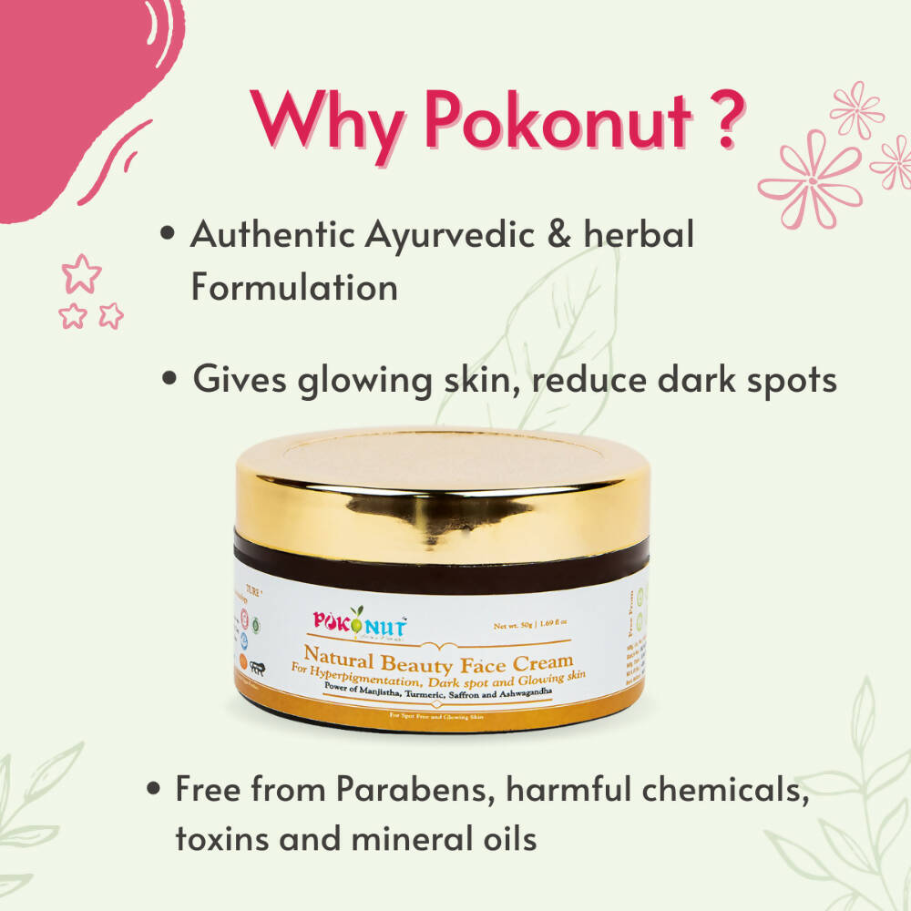 Pokonut Natural Beauty Face Cream - Distacart
