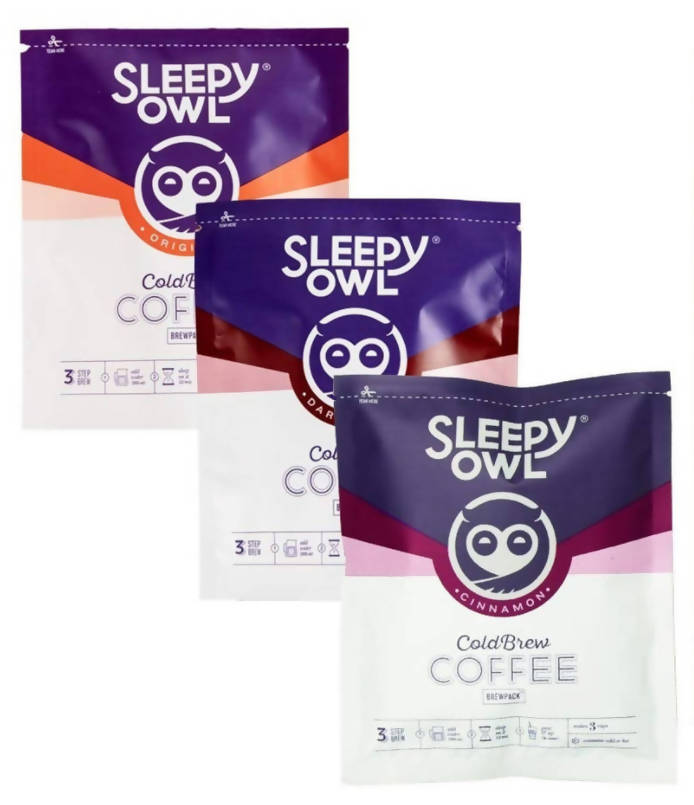 Sleepy Owl Cold Brew Coffee Combo