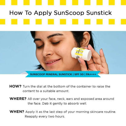 Sun Scoop Mineral Sunstick Spf 50 - Distacart