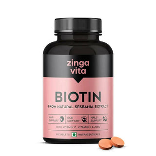 Zingavita Biotin Tablets - Distacart