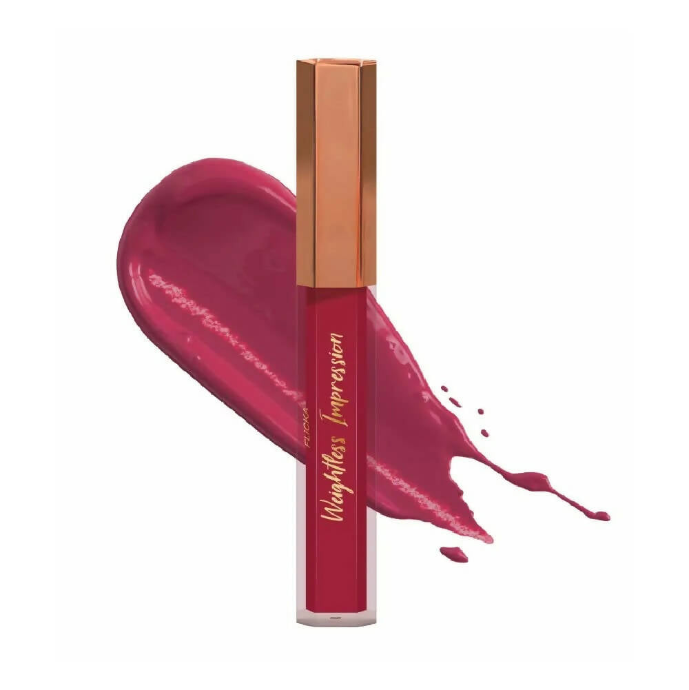 FLiCKA Weightless Impression 11 November - Pink Matte Finish Liquid Lipstick - Distacart