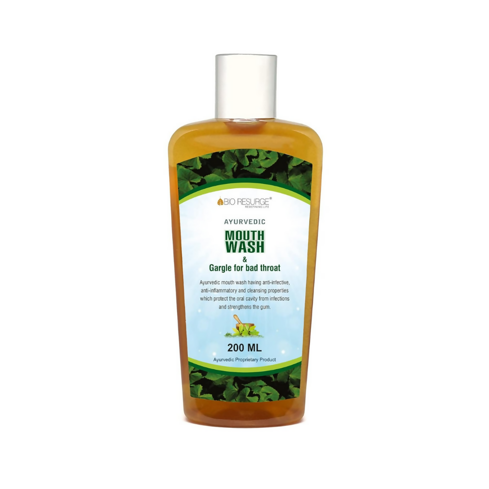 Bio Resurge Life Antibacterial Ayurvedic Mouthwash - Distacart
