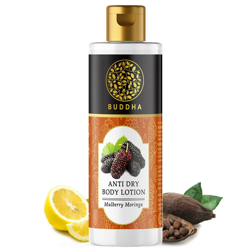 Buddha Natural Anti Dry Body Lotion - Helps Restore Moisture Nourishes & Hydrates Skin - Distacart