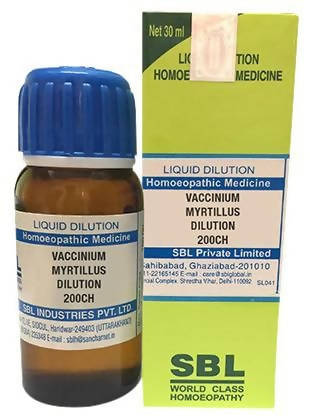 SBL Homeopathy Vaccinium Myrtillus Dilution